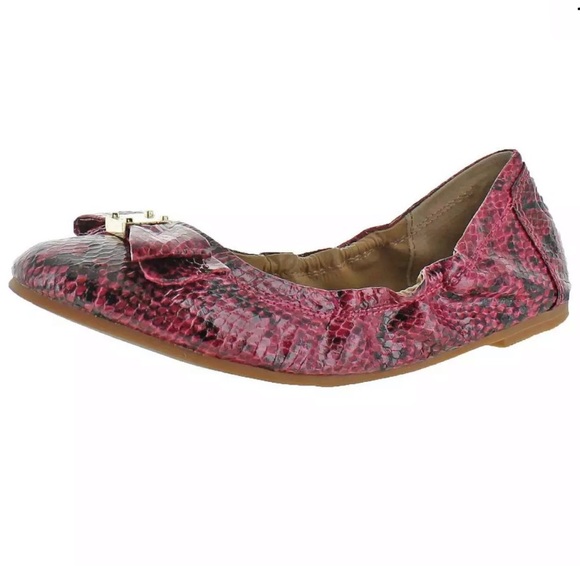 Cole Haan | Shoes | Cole Haan Pink Tali Bow Ballet Flats 45 Big Kid ...